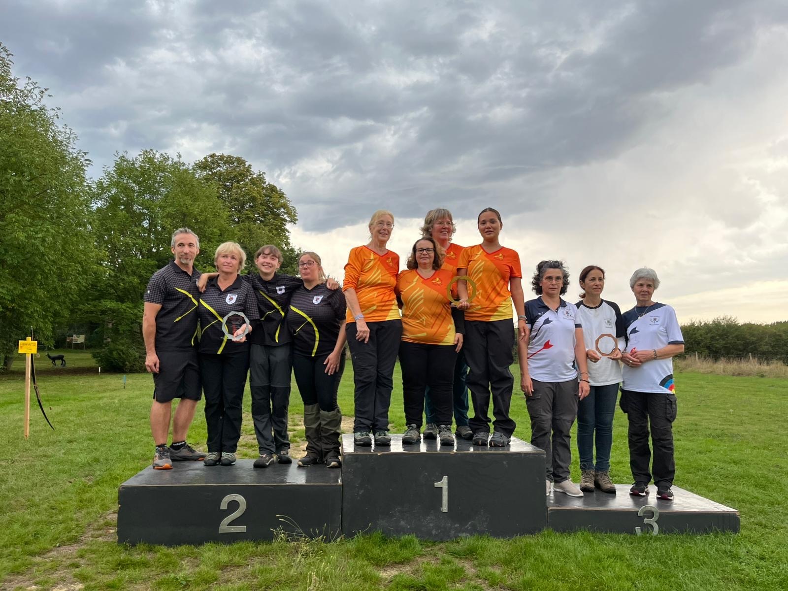 Équipe féminine championne IDF en 3D
